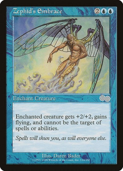 Zephid's Embrace (Urza's Saga) Medium Play