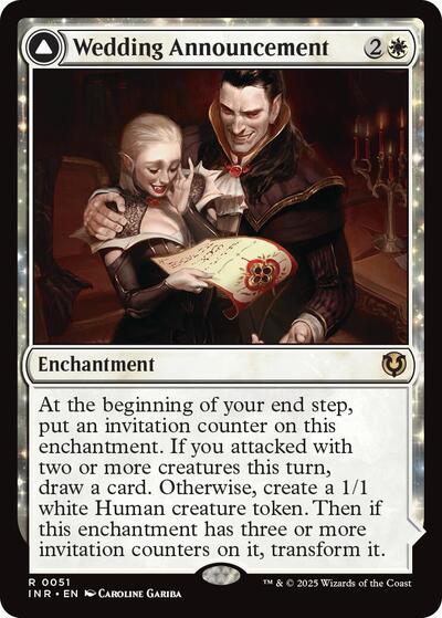 Wedding Announcement (Innistrad Remastered) Light Play