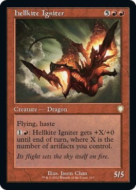Hellkite Igniter (Commander: The Brothers' War) Light Play