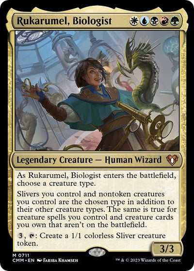 Rukarumel, Biologist (Commander Masters) Light Play Foil
