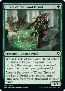 Circle of the Land Druid (Commander Legends: Battle for Baldur's Gate) Light Play