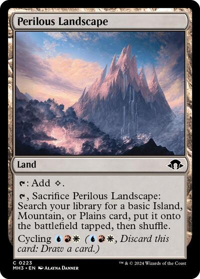 Perilous Landscape (Modern Horizons 3) Light Play Foil