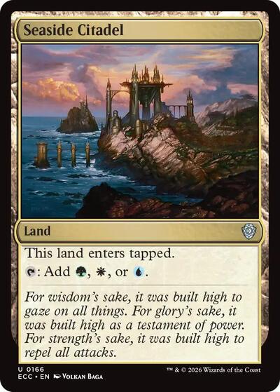 Seaside Citadel (Commander: Lorwyn Eclipsed) Light Play
