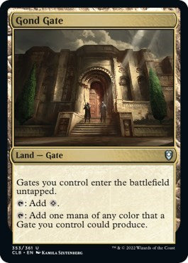 Gond Gate (Commander Legends: Battle for Baldur's Gate) Light Play