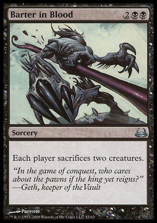 Barter in Blood (Duel Decks: Divine vs Demonic) Heavy Play