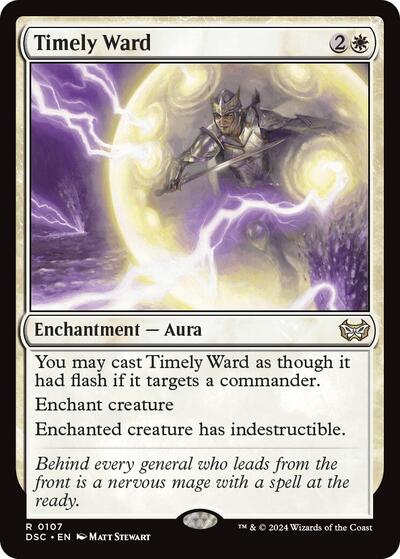 Timely Ward (Commander: Duskmourn: House of Horror) Light Play