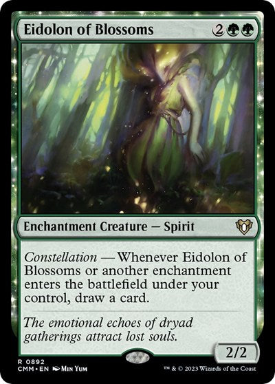 Eidolon of Blossoms (Commander Masters) Light Play