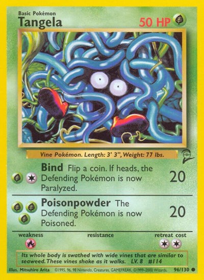 Tangela (Base Set 2) Heavy Play