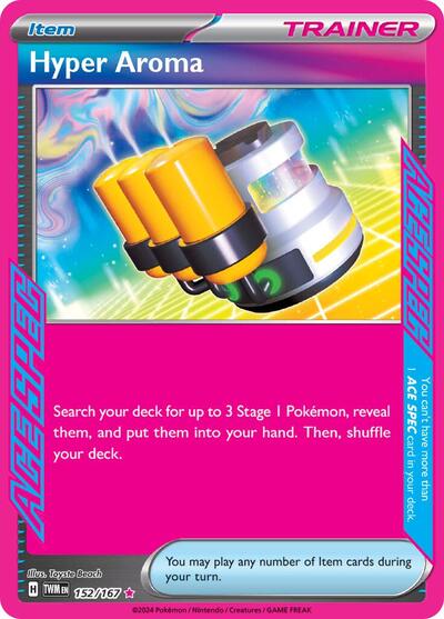 Hyper Aroma (SV06: Twilight Masquerade) Light Play Holofoil