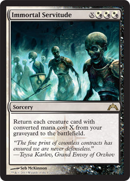 Immortal Servitude (Gatecrash) Light Play