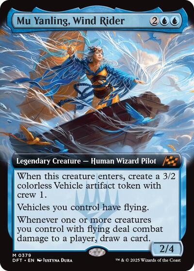 Mu Yanling, Wind Rider (Extended Art) (Aetherdrift) Light Play