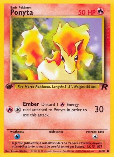 Ponyta (Team Rocket) Damaged / Poor Unlimited
