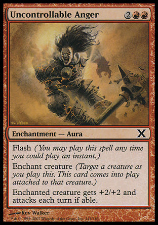 Uncontrollable Anger (10th Edition) Light Play