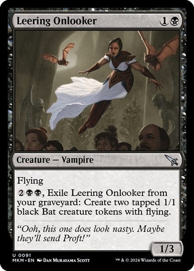 Leering Onlooker (Murders at Karlov Manor) Light Play