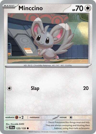 Minccino (SV09: Journey Together) Light Play Reverse Holofoil