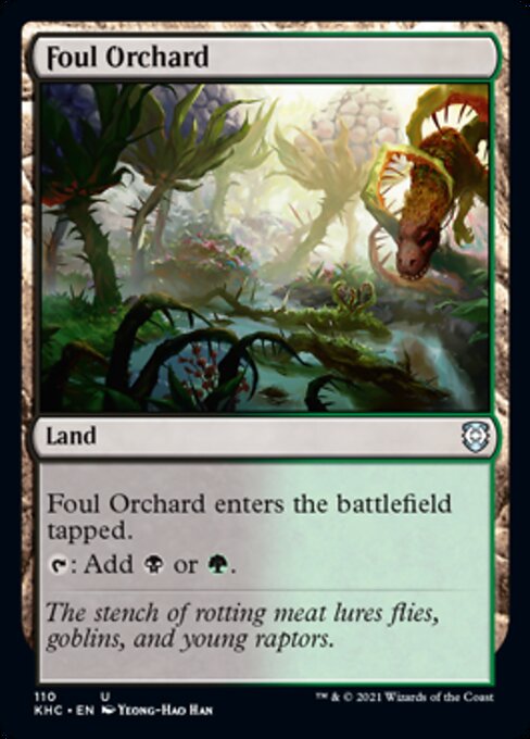 Foul Orchard (Commander 2021 Kaldheim) Light Play