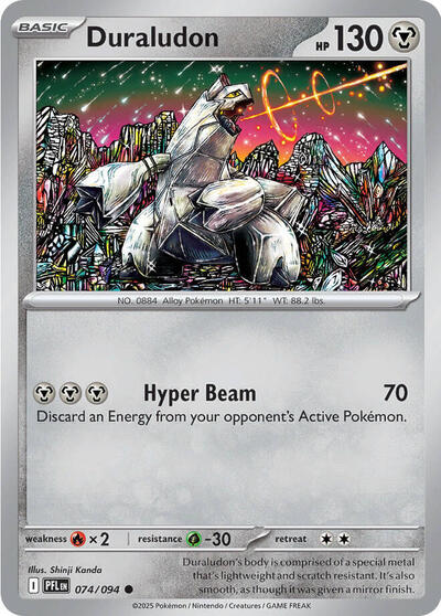 Duraludon (ME02: Phantasmal Flames) Light Play Reverse Holofoil