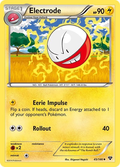 Electrode (XY Base Set) Damaged / Poor