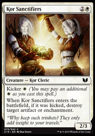 Kor Sanctifiers (Commander 2015) Light Play