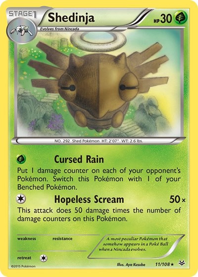 Shedinja (XY Roaring Skies) Medium Play