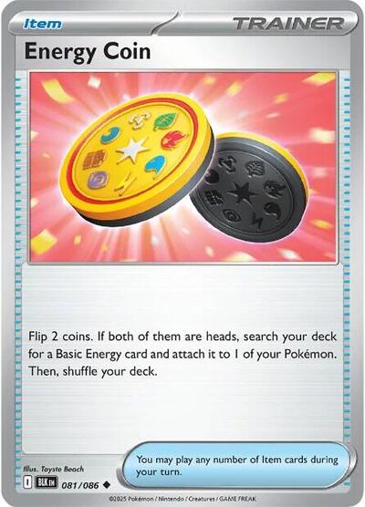 Energy Coin (SV: Black Bolt) Light Play