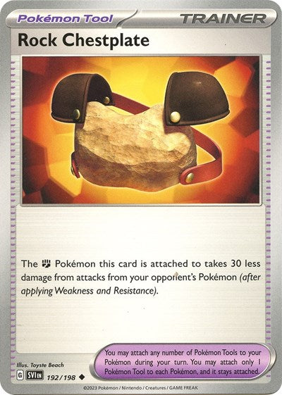 Rock Chestplate (Scarlet and Violet: Base Set) Light Play