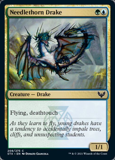 Needlethorn Drake (Strixhaven) Light Play