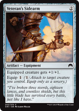 Veteran's Sidearm (Magic Origins) Light Play Foil