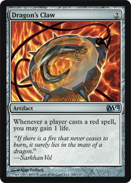 Dragon's Claw (Magic 2012 Core Set) Light Play