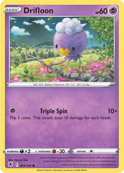 Drifloon (SWSH10: Astral Radiance) Light Play