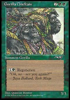 Gorilla Chieftain (2 Gorillas) (Alliances) Medium Play