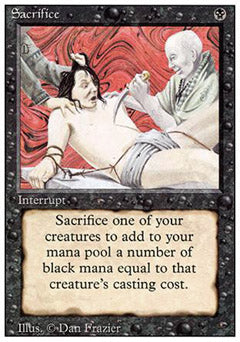Sacrifice (Revised) Heavy Play