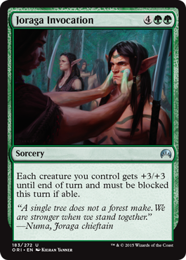 Joraga Invocation (Magic Origins) Medium Play