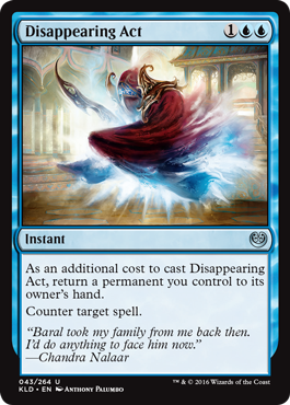 Disappearing Act (Kaladesh) Light Play
