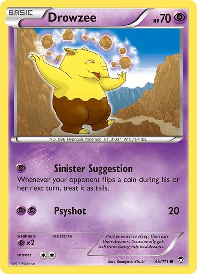 Drowzee (XY - Furious Fists) Medium Play