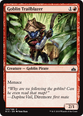Goblin Trailblazer (Rivals of Ixalan) Light Play