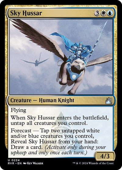 Sky Hussar (Ravnica Remastered) Light Play