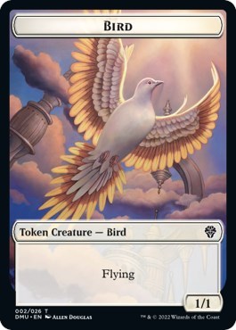Bird Token (002) (Dominaria United) Light Play
