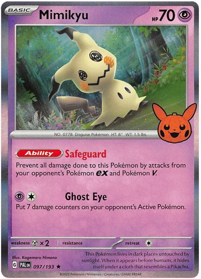Mimikyu (Trick or Trade BOOster Bundle 2023) Light Play Holofoil