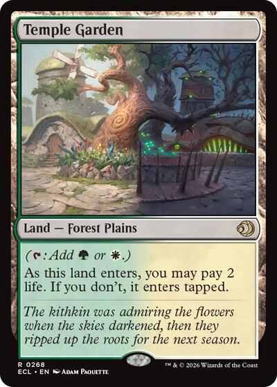 Temple Garden (Lorwyn Eclipsed) Light Play Foil