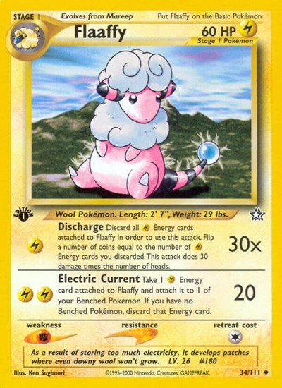 Flaaffy (Neo Genesis) Near Mint 1st Edition