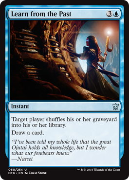 Learn from the Past (Dragons of Tarkir) Medium Play