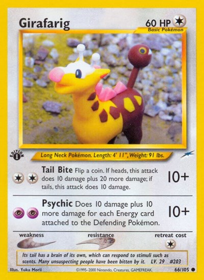 Girafarig (Neo Destiny) Light Play 1st Edition