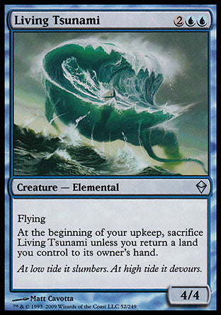 Living Tsunami (Zendikar) Heavy Play