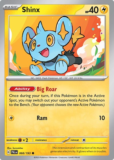 Shinx - 068 (SV02: Paldea Evolved) Light Play Reverse Holofoil