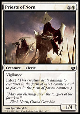 Priests of Norn (Mirrodin Besieged) Light Play