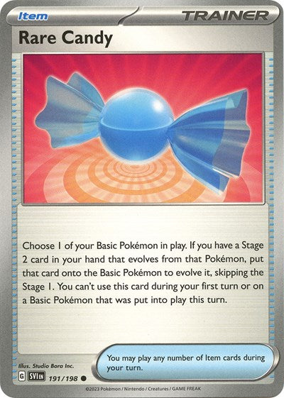 Rare Candy - 191 (Scarlet and Violet: Base Set) Light Play