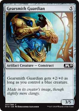 Gearsmith Guardian (Magic 2019 Core Set) Light Play Foil