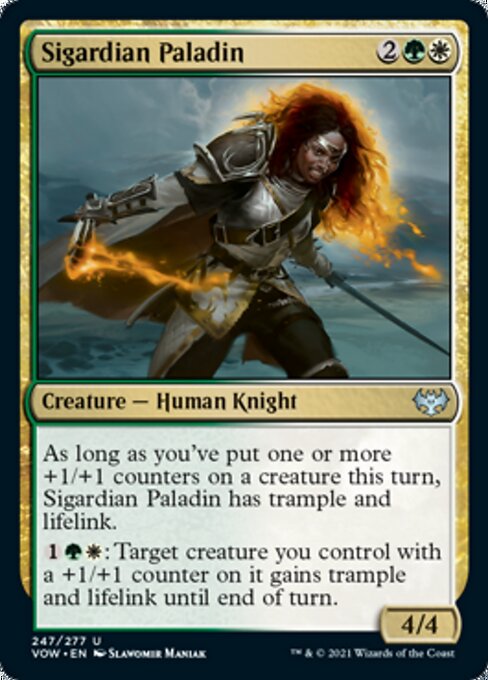 Sigardian Paladin (Innistrad: Crimson Vow) Damaged / Poor
