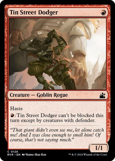 Tin Street Dodger (Ravnica Remastered) Light Play
